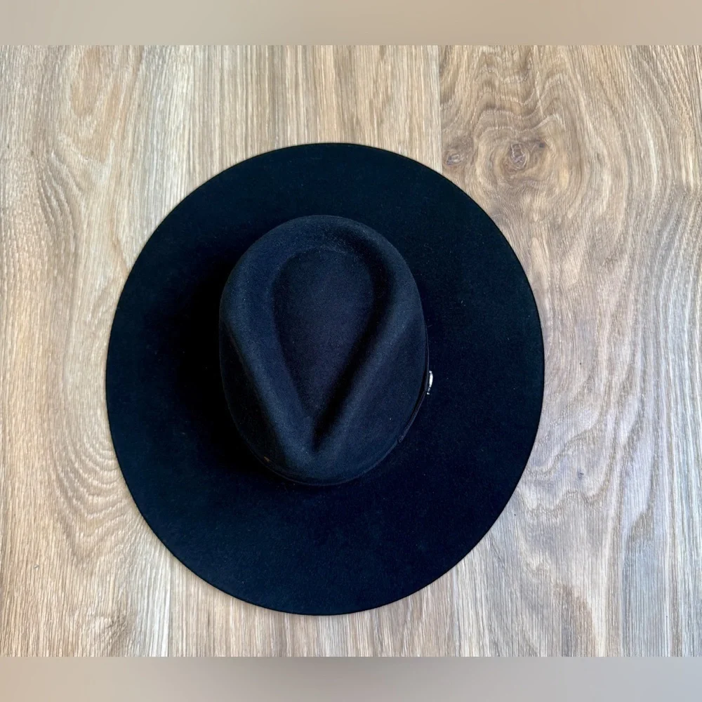 Charlie 1 Horse Highway Jr Youth Black Wool Fashion Hat One Size